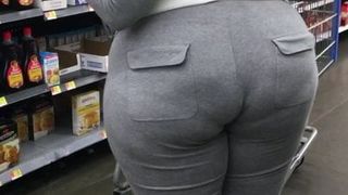 Thick Ass in grey sweats spotted 2