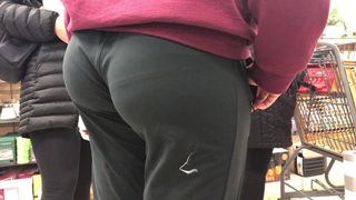 Sweats in Crack Candid Booty